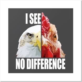 I See No Difference T Shirt for Vegans Posters and Art